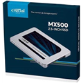 Crucial MX500 1TB 2.5" SATA 3D NAND SSD 7mm & 9.5mm adaptor 560MB/s reading & 510MB/s Writing Micron quality a higher level of reliability 5 Years Warranty  CT1000MX500SSD1