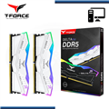 TeamGroup  T-FORCE DELTA RGB 32GB (2 x 16GB) DDR5 6000 GAMING MEMORY WHITE HS with RGB