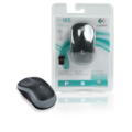 Logitech M185 Wireless Mouse SWIFT GRAY, 1-year battery life, Nano-receiver, Advanced 2.4 Wireless, Plug-and-play