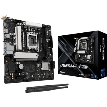 ASRock B860M-X WiFi Micro ATX Motherboard 