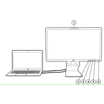 HP EliteDisplay S231d 23-in IPS LED