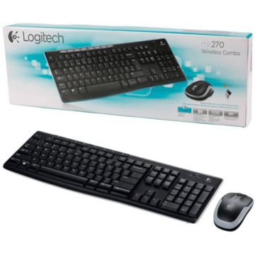 Logitech MK270R Wireless Desktop KB+Mouse