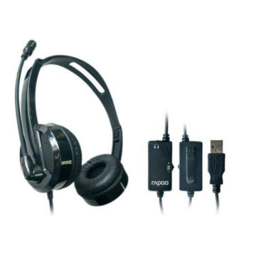 Rapoo H120 USB stereo headset black