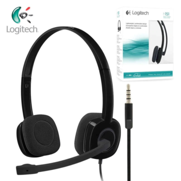 Logitech H151 Single Pin  On-Ear Stereo Headset -