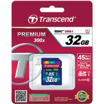 Transcend TS32GSDU1 32GB SDHC CL10 UHS-I SD