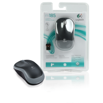 Logitech M185 Wireless Mouse SWIFT GRAY